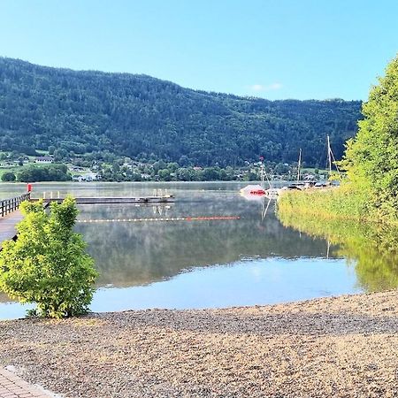 Kaernten Ossiacher See Apartment Zwei Zimmer Ferienwohnung Direkter Seezugang Strand Beheizte Schwimmhalle Bodensdorf Zewnętrze zdjęcie