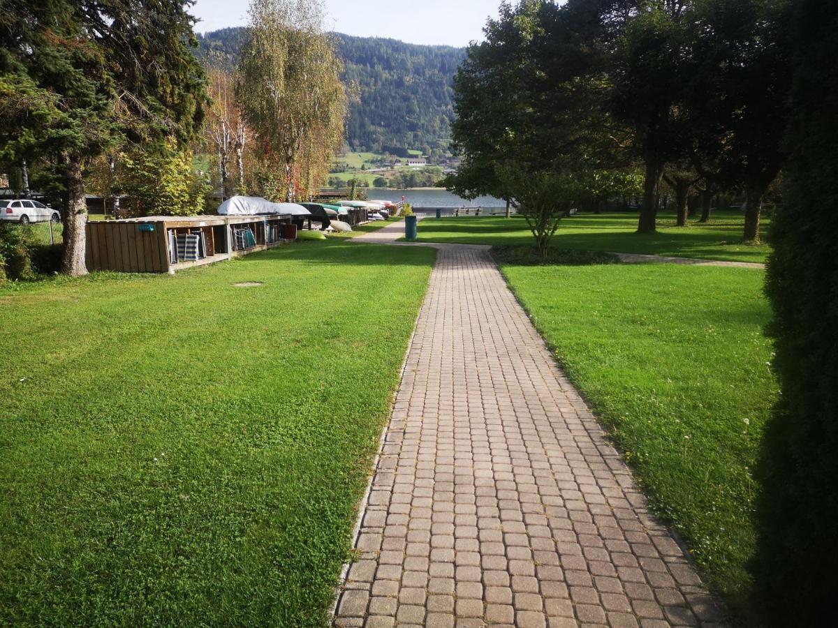 Kaernten Ossiacher See Apartment Zwei Zimmer Ferienwohnung Direkter Seezugang Strand Beheizte Schwimmhalle Bodensdorf Zewnętrze zdjęcie